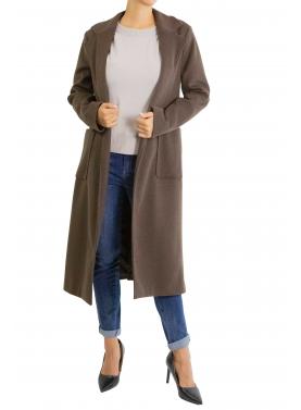 Cappotto con cinta Please